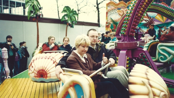 Paasfoor Kortrijk 1993, de Polyp met Michel Follet en Danni Heylen