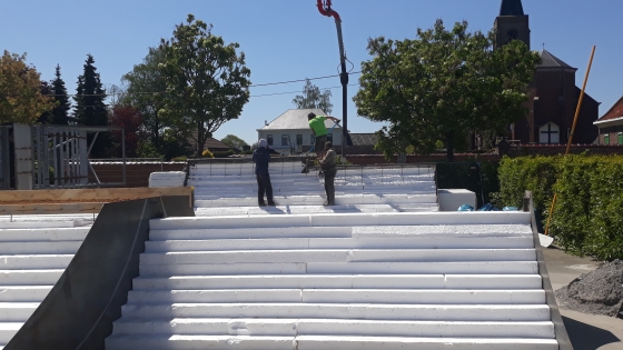 heraanleg skatepark Kooigem