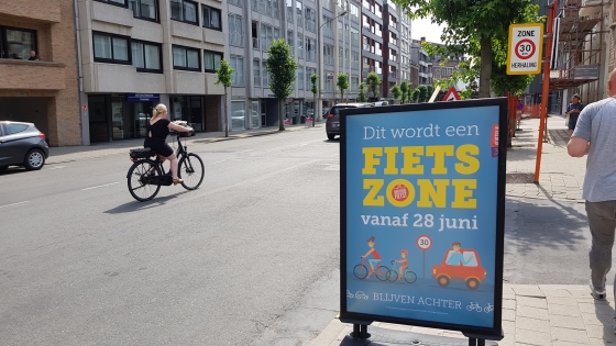 fietszone Kortrijk