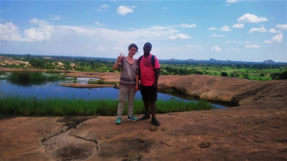 Emma, de zoon van Paul en intussen mijn BUB (Best Ugandan Buddy). Hij zal me rondleiden door de rest van het land tijdens mijn laatste twee weken vakantie.