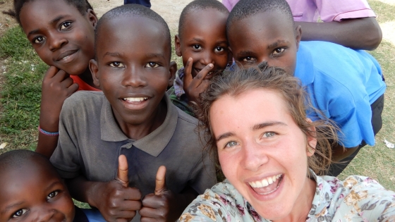 Mijn vriendjes Riannah, Sumaya, Hassan, Benefasiyo en Isma.