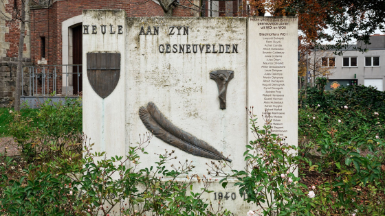 Foto oorlogsmonument Heule