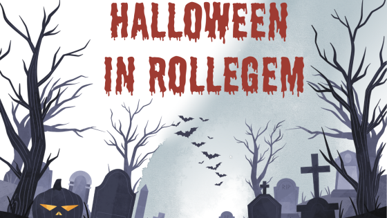 tekening van Halloween in Rollegem