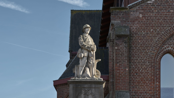 Foto van het oorlogsmonument in Bissegem