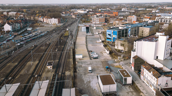 foto werf stationsproject februari 2023