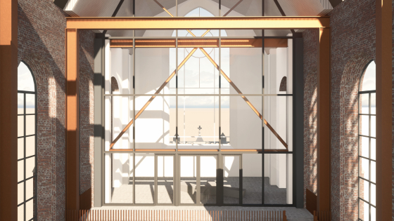 Kloostervleugel Render