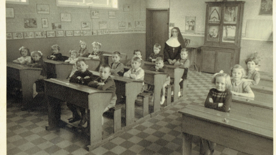 Terugduiken in de schooltijd van toen