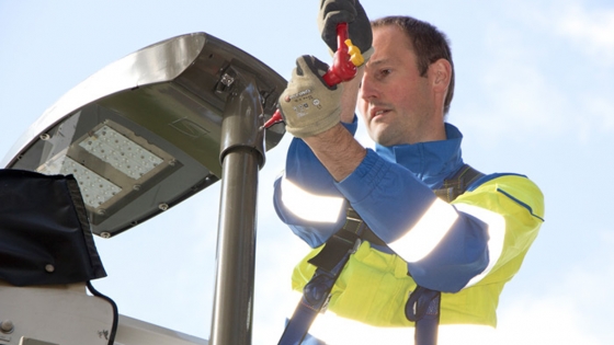 vervanging straatverlichting door ledverlichting