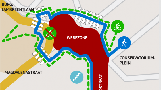 Stationsproject - Fietsers en  voetgangers fase 2