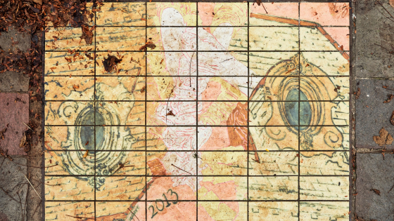 Foto van de keramiektegel Kasteel Allart van Peter de Graaff