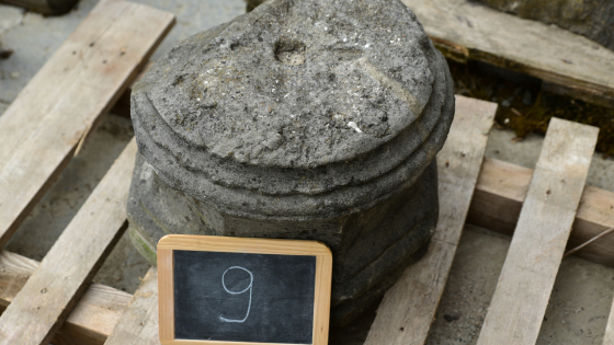 Lapidarium lot 009 | prijs &euro; 80 | 50 x 40 x 32 cm | circa 80 kg