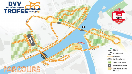 Parcours CAPS Urban Cross Kortrijk