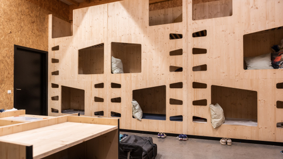 slaapkamer in De Warande