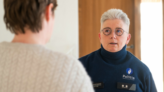 Wijkinspecteur Nancy Bissegem