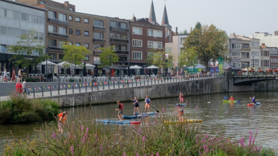 Suppen op het water