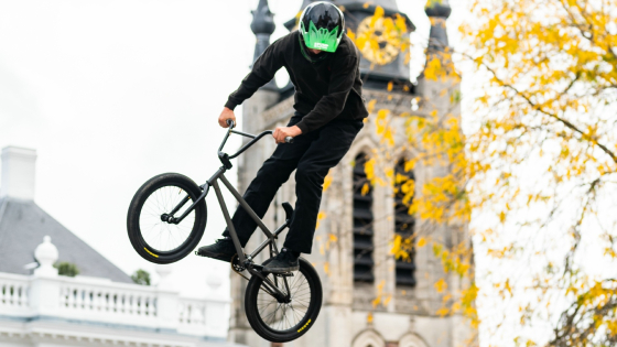 BMX show op de Grote Markt