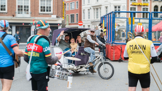Straatanimatie De Coureurs