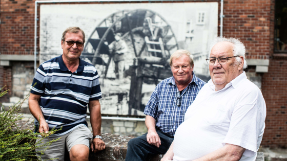 Banner op Heule Watermolen