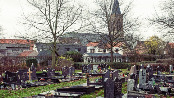 De begraafplaats Kooigem Lentewijk