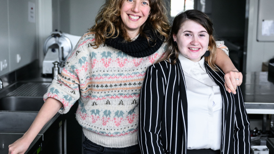 Annelies en Leona