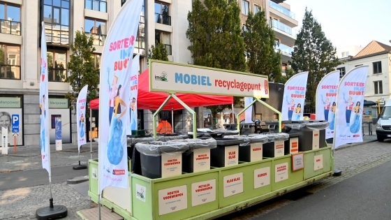 Mobiel recyclagepunt