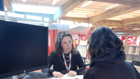 Foto loket marktverhuurkantoor