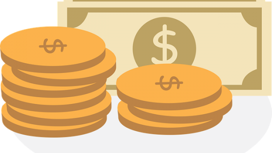 Illustratie geld met transparante achtergrond