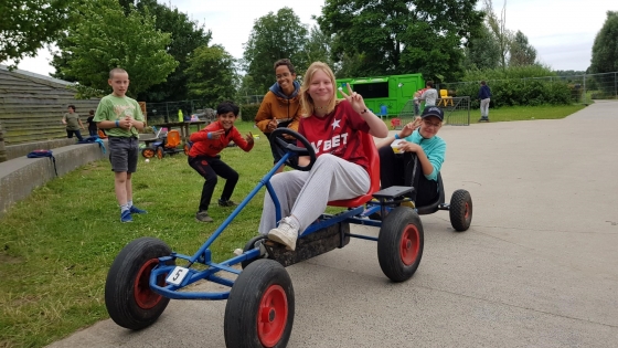 gocarts op De Warande