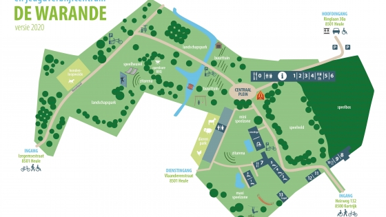 Grondplan De Warande 2020
