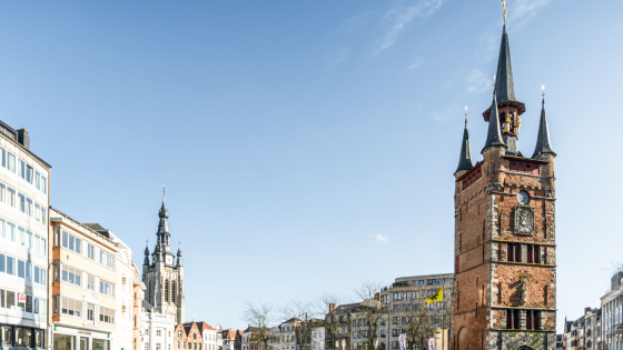 Belfort en Sint-Maartenskerktoren Kortrijk