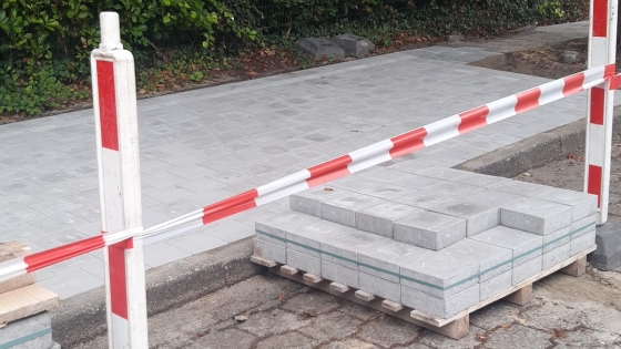 herstel trottoir