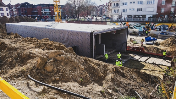 Fiets- en tunnel Kortrijk