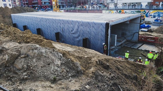 Fiets- en bustunnel Kortrijk