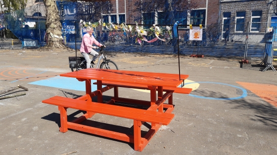 Picknickbank in Kortrijk