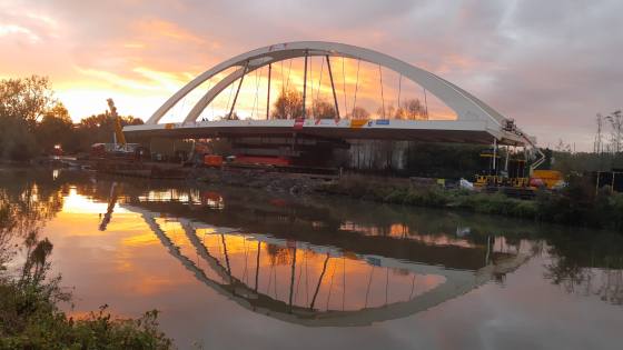 Leiebrug Bissegem - Marke