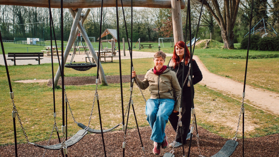 Bieke en Laurie