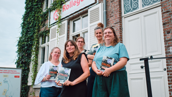 De leden van Leesclubbing Rollegem