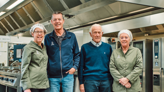 Anja, Pascal, Romain en Carine