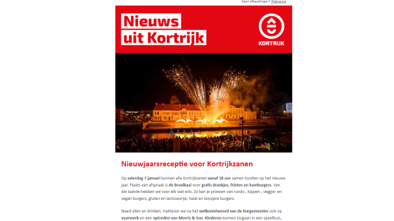 Nieuwsbrief Kortrijk