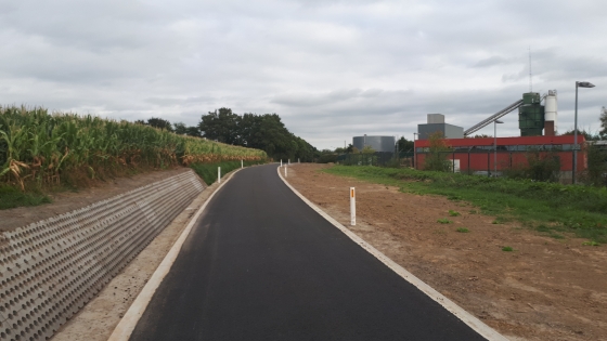 Vernieuwen van de rijweg - na de werken