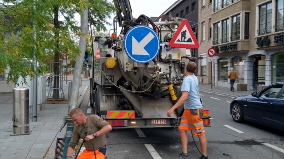 Ontstoppen waterontvangers