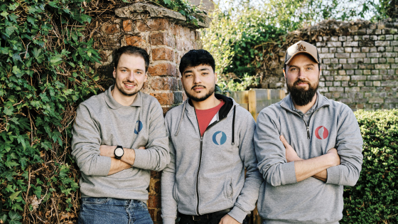 Sander, Ejaz en Pieter