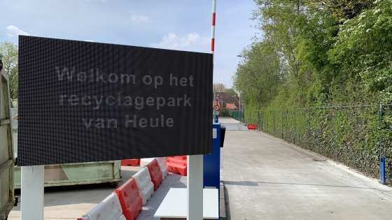 Foto van recyclagepark in Heule