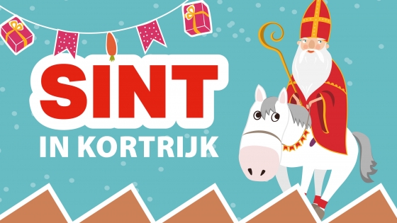 Illustratie voor Sint in Kortrijk