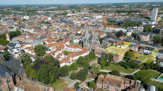 Luchtfoto site Sint-Vincentius 2023