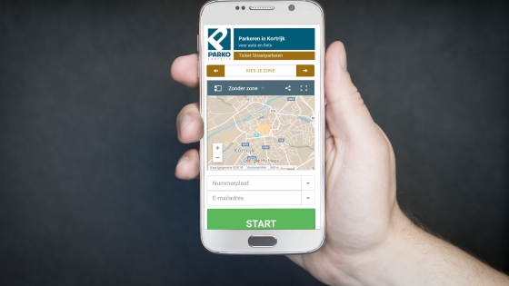 Mobiele website Parko