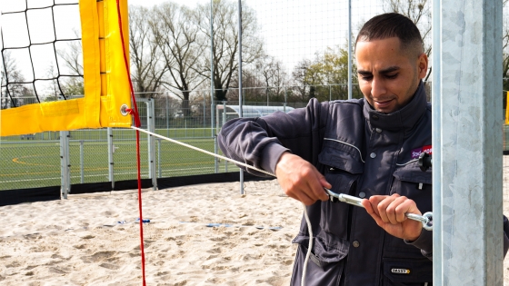 Foto Sportzaalmedewerkers