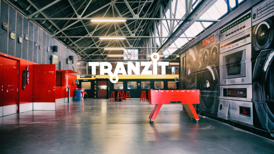 De site van tranzit in beeld