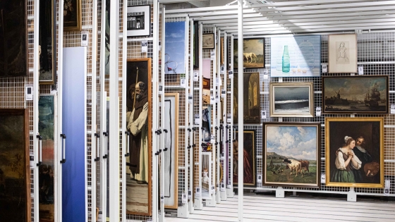 schilderijendepot, fotograaf: Stad Kortrijk - Bas Bogaerts