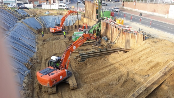 werken fiets- en bustunnel